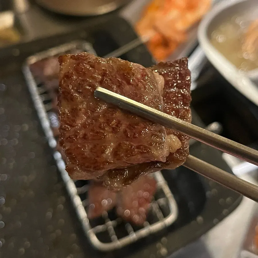 Salchisal grilled and cut into bite-sized pieces
