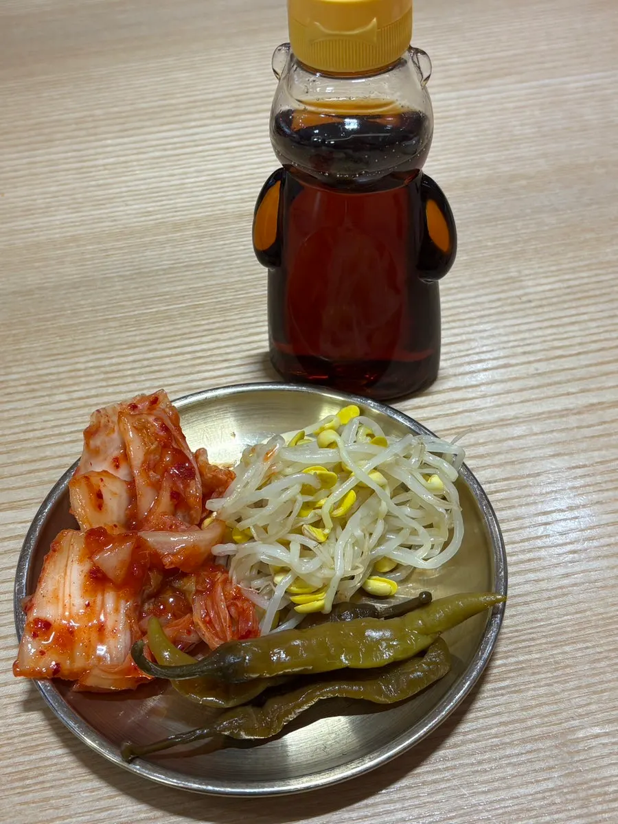 Side dishes set on the table