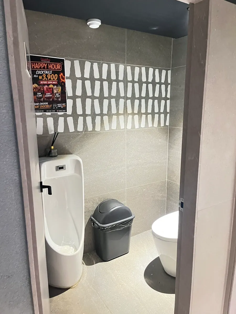 Clean, well-kept restroom interior