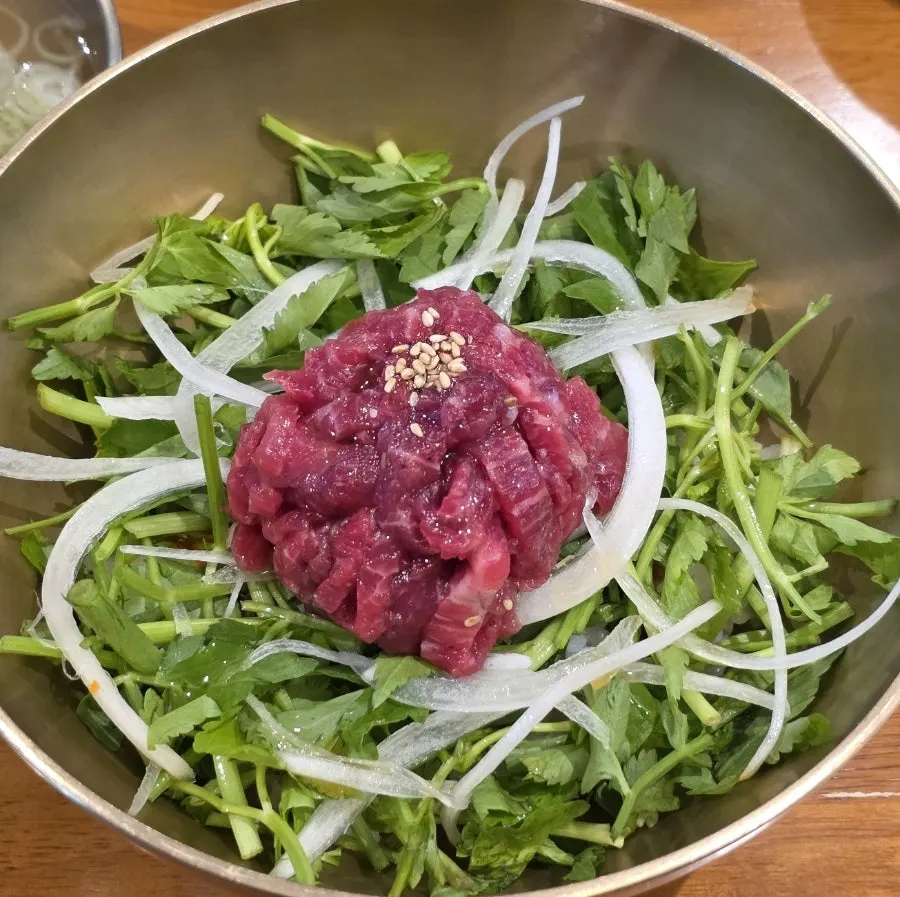 도온정 홍대직영점 식사 마무리 상차림