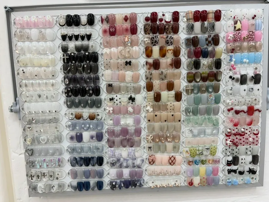 Various nail design samples