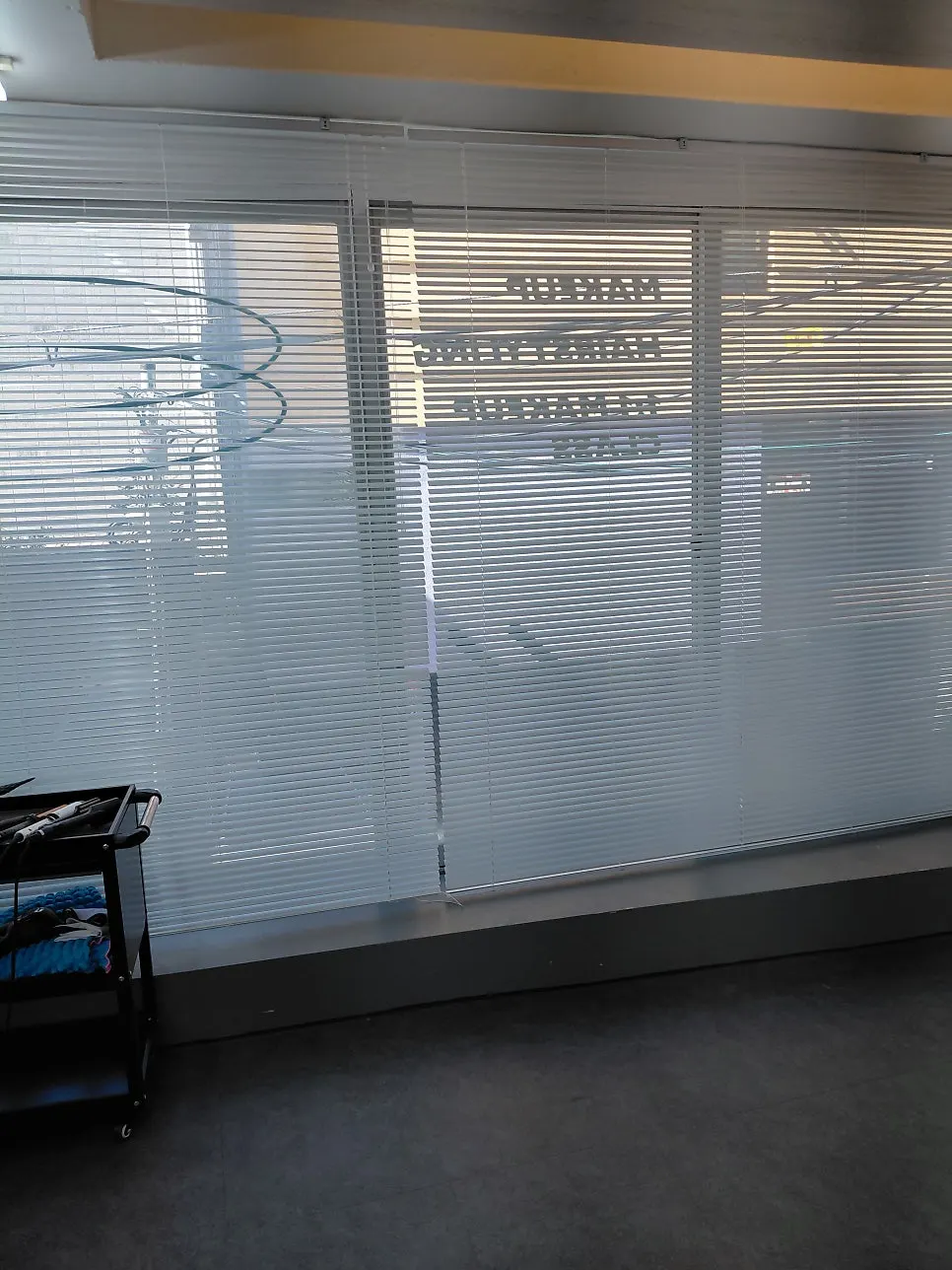 Styling area with mirror and lighting at Today Makeup