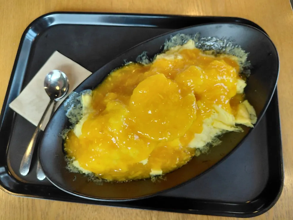 Bingsu dessert visited after the salon
