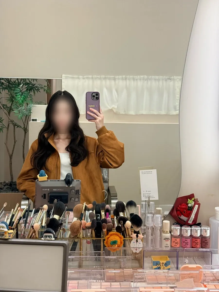 Full styling after both hair and makeup were finished