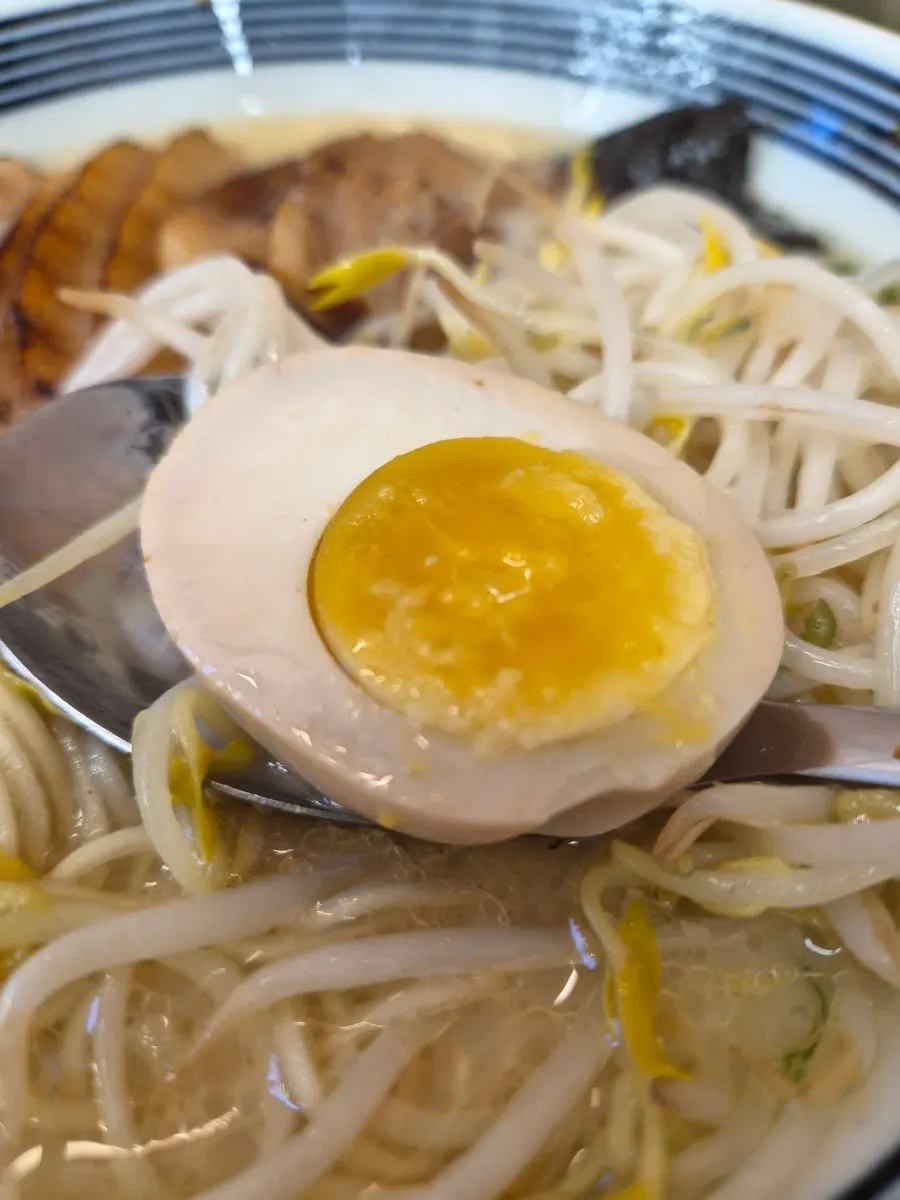 라멘 면과 숙주