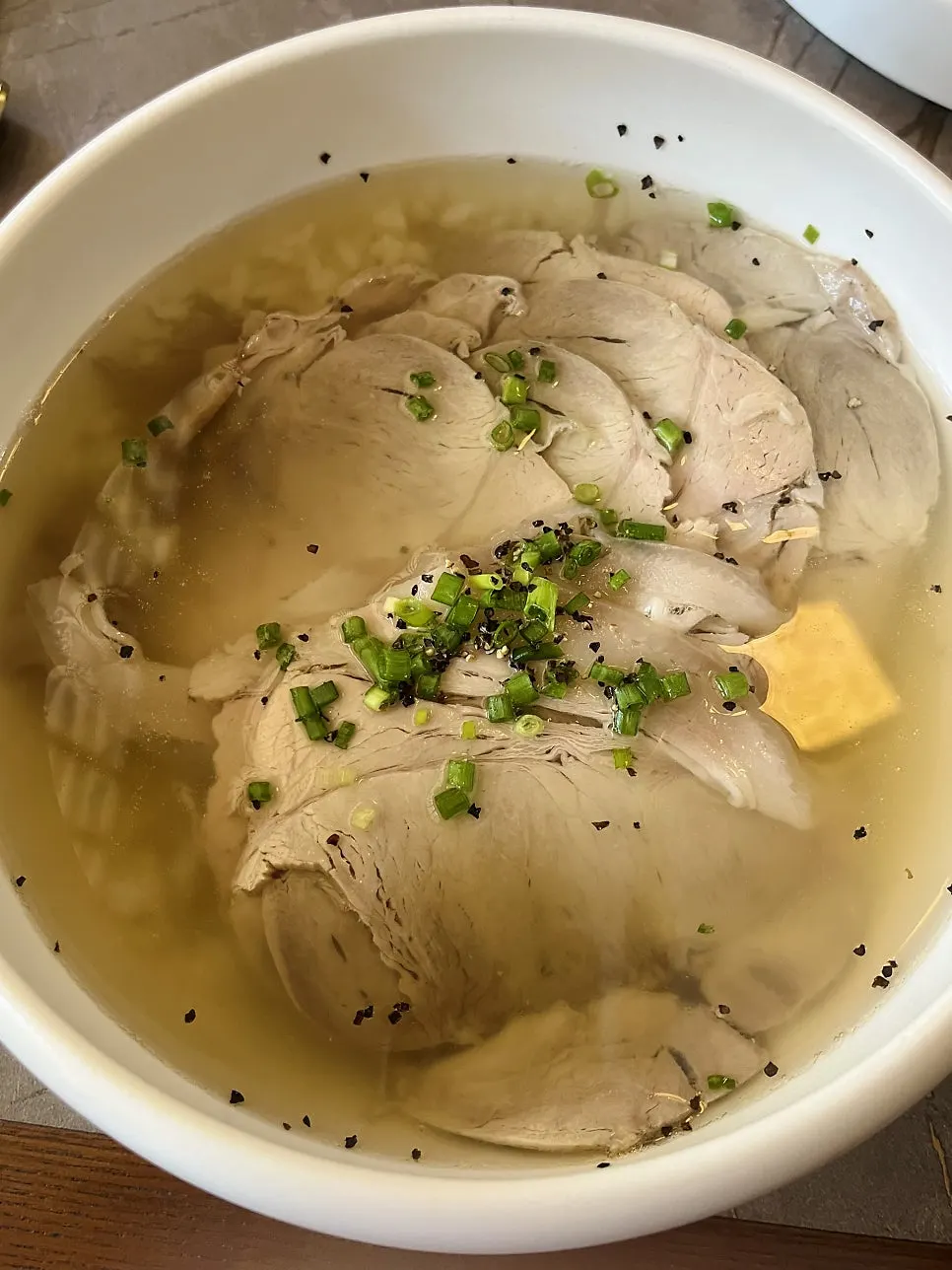 곰탕과 평양냉면 냉제육 상차림