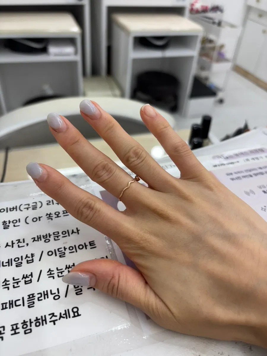 Nails and cuticles before care, grown long