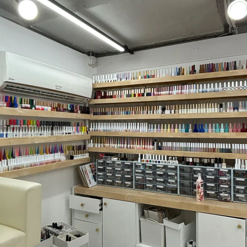 Nail color sample chosen after some deliberation