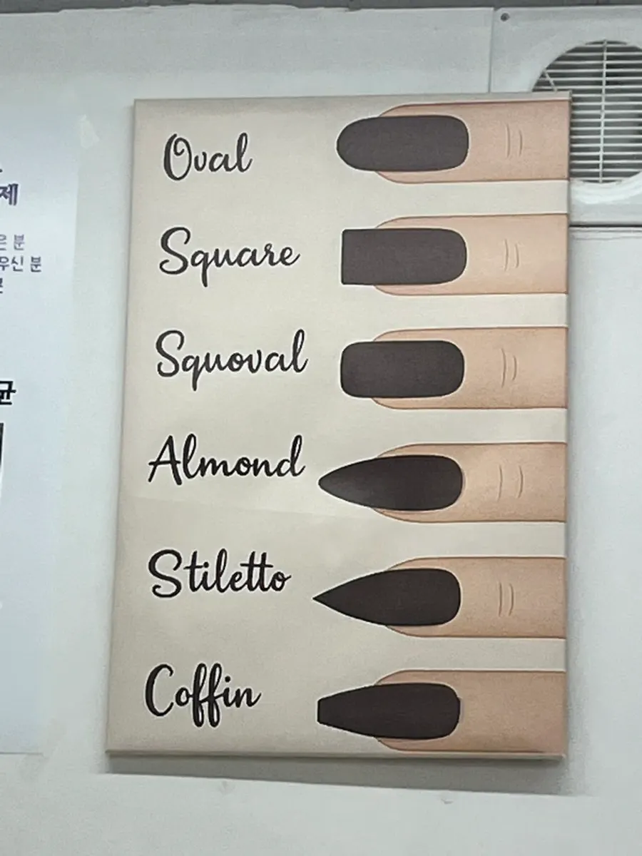 Old gel being removed from the nails
