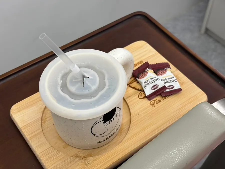 Iced tea served before the session