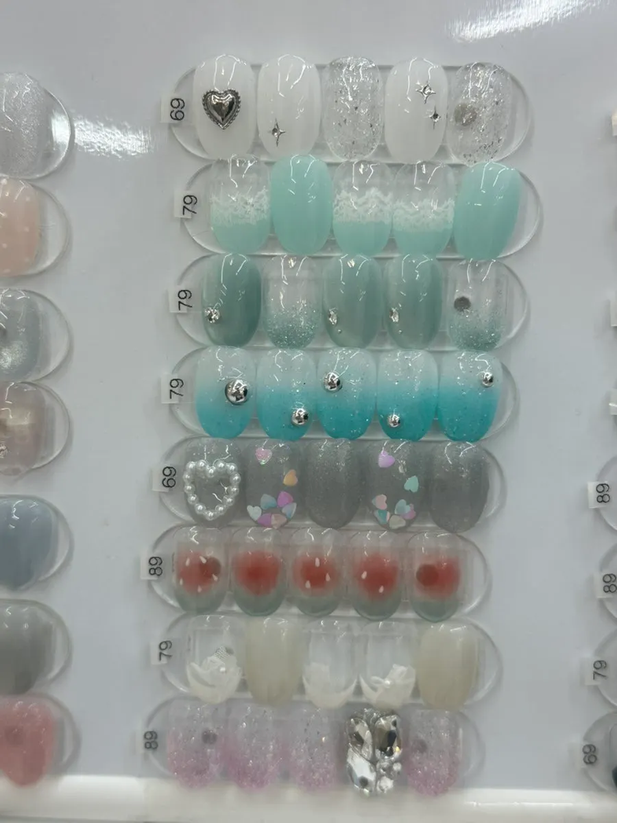 Full September nail art design selection