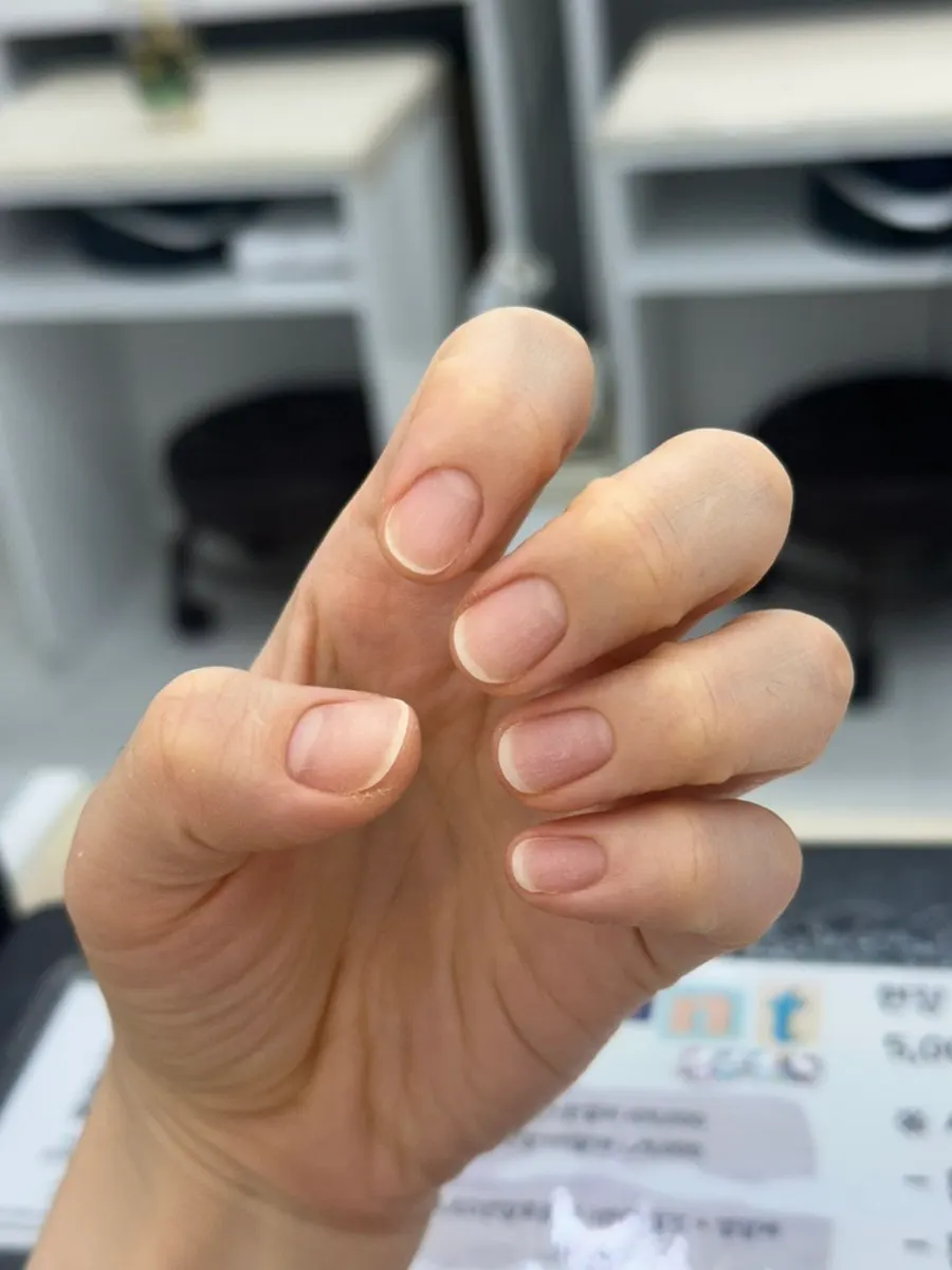 Nail shaping and cuticle care process