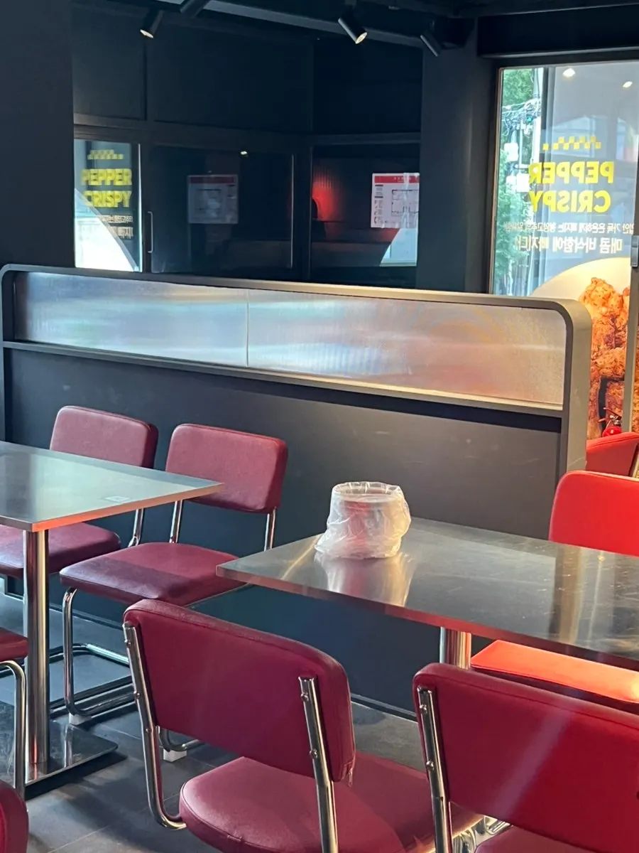 Spacious second floor hall tables with a large screen
