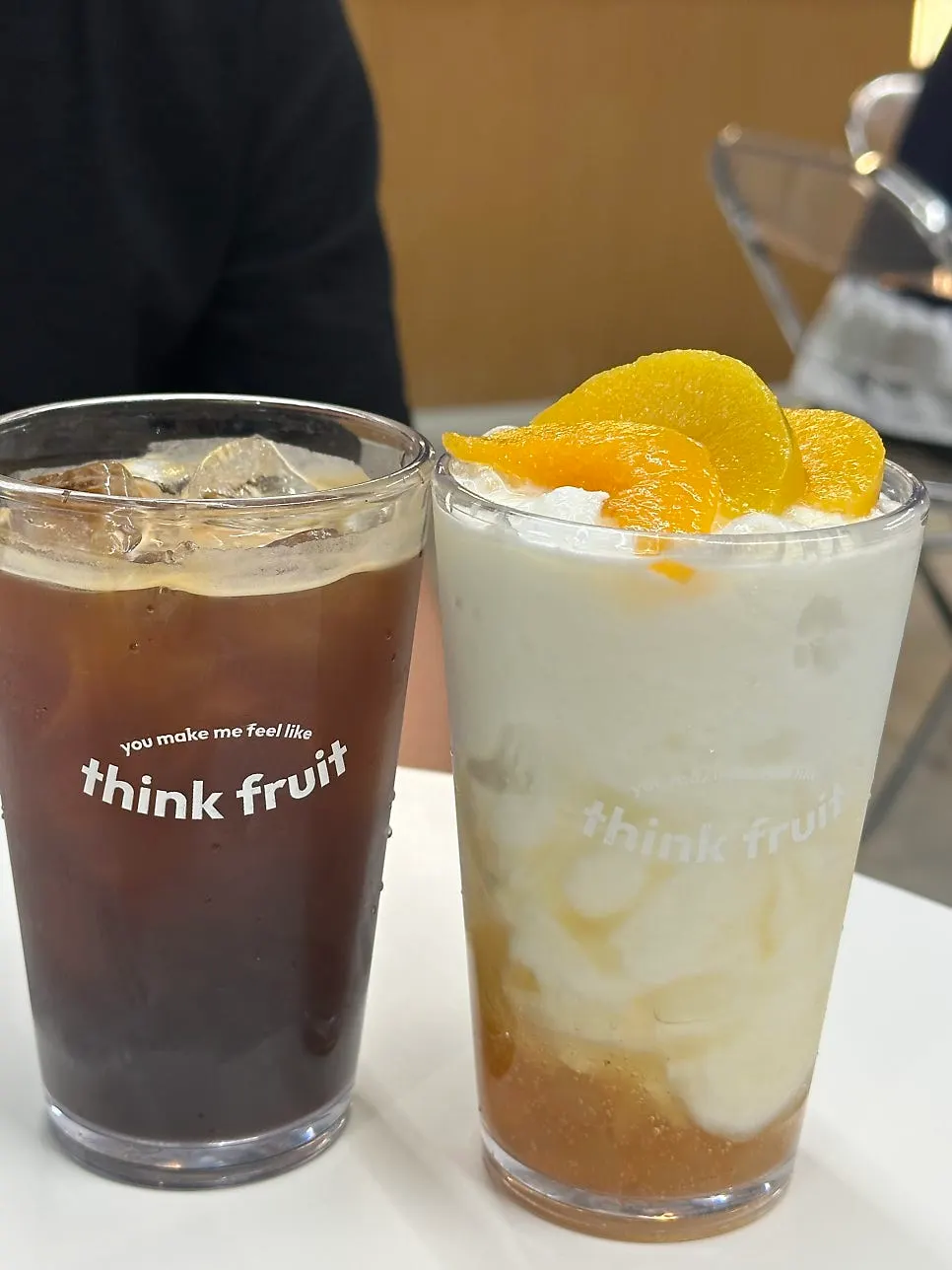 수플레와 함께 준비한 음료