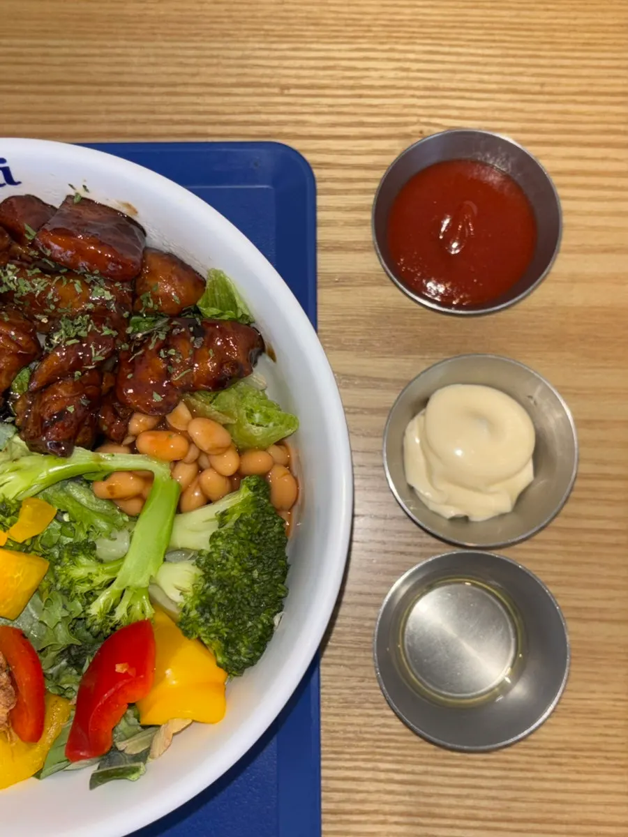 Slow Cali self-serve sauce bar