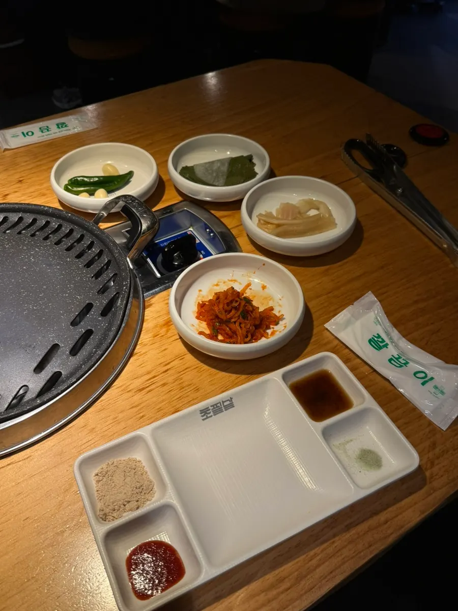 Side dishes laid out on the table
