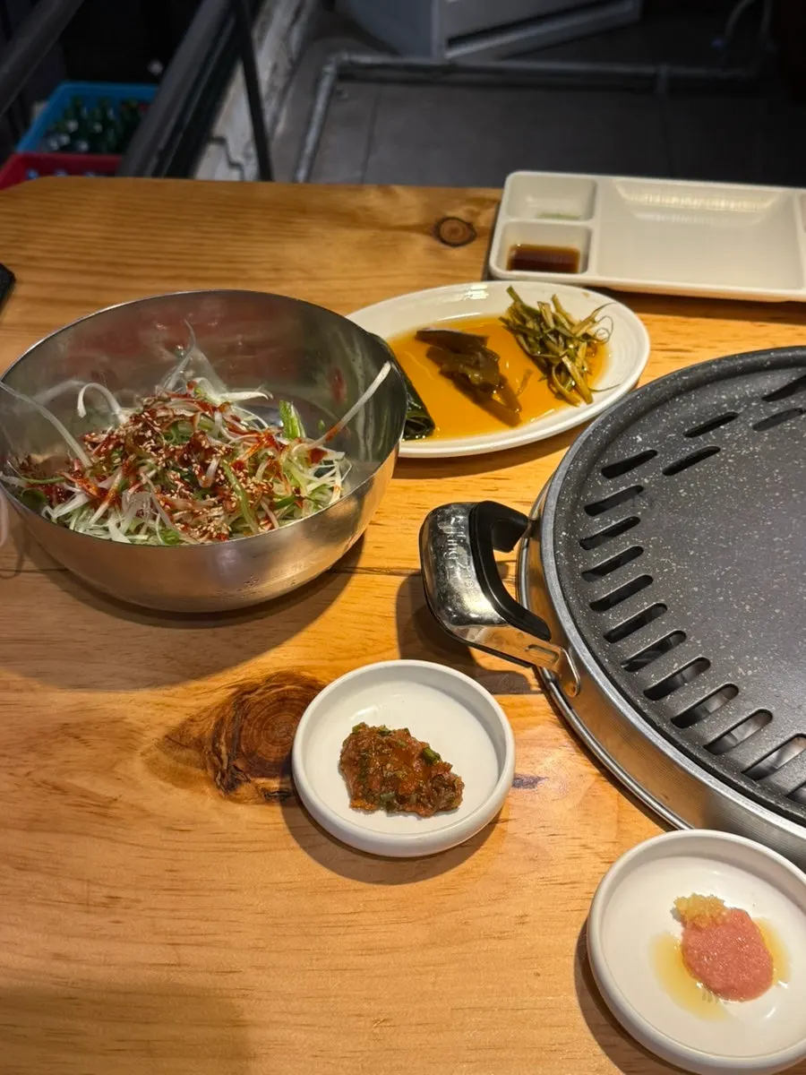 A variety of side dishes on plates