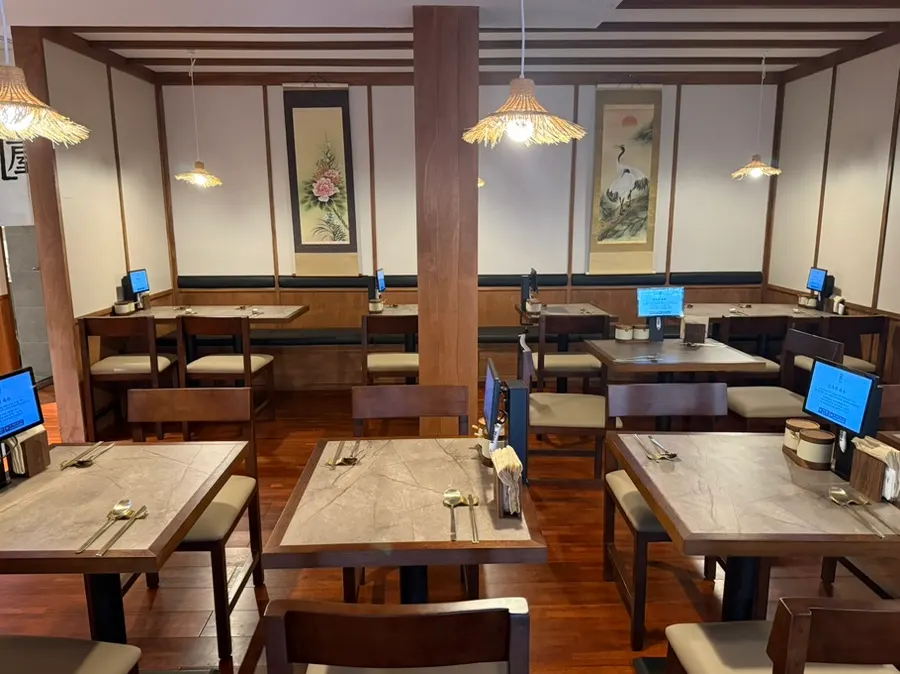 Neat interior space at Anok