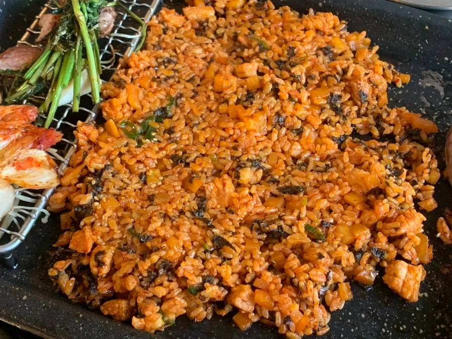 Meat paired with fermented anchovy sauce