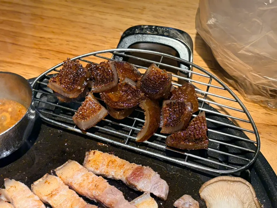 Entrance and sign of Chopilsal Pork Grill Hongdae Branch