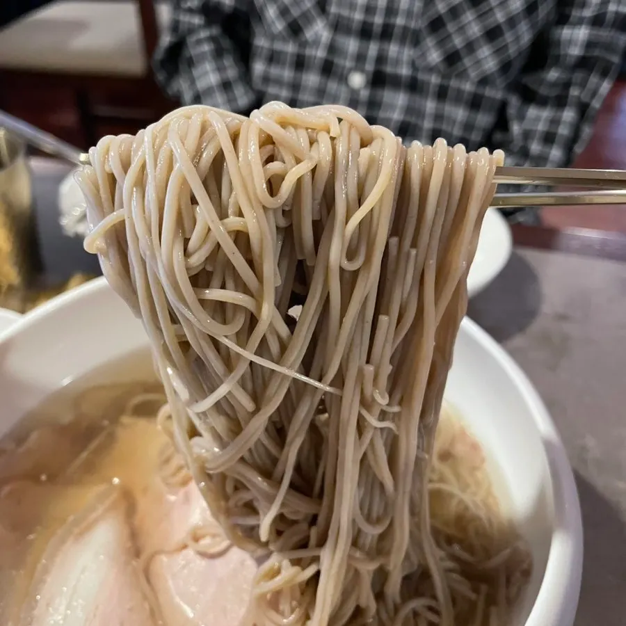 Buckwheat noodles and mild broth of the naengmyeon