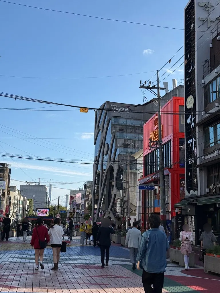 Street view of Hongdae Red Road