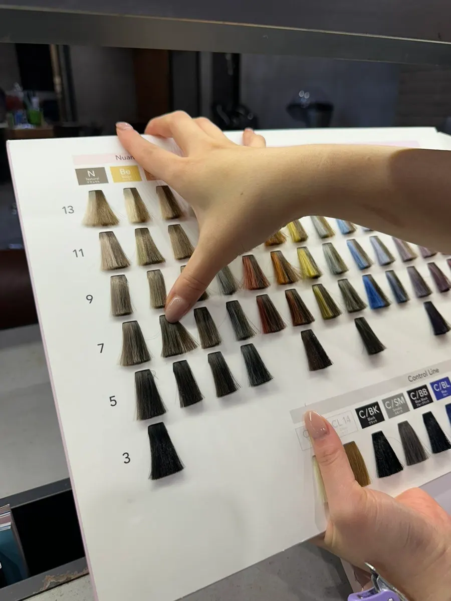 Consulting on the dye color