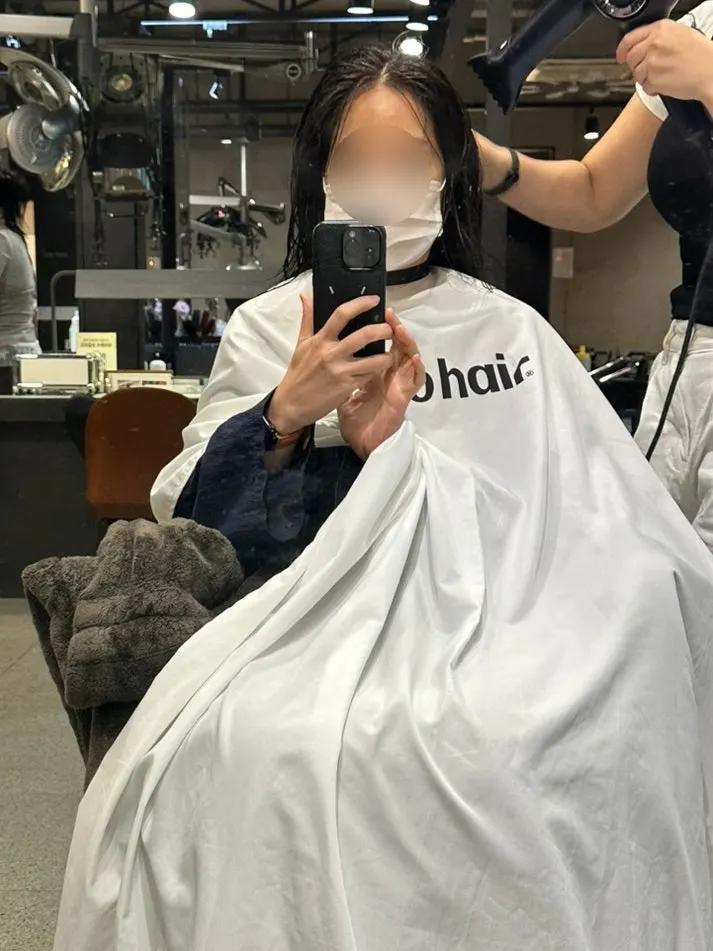 Toned-down hair after shampoo