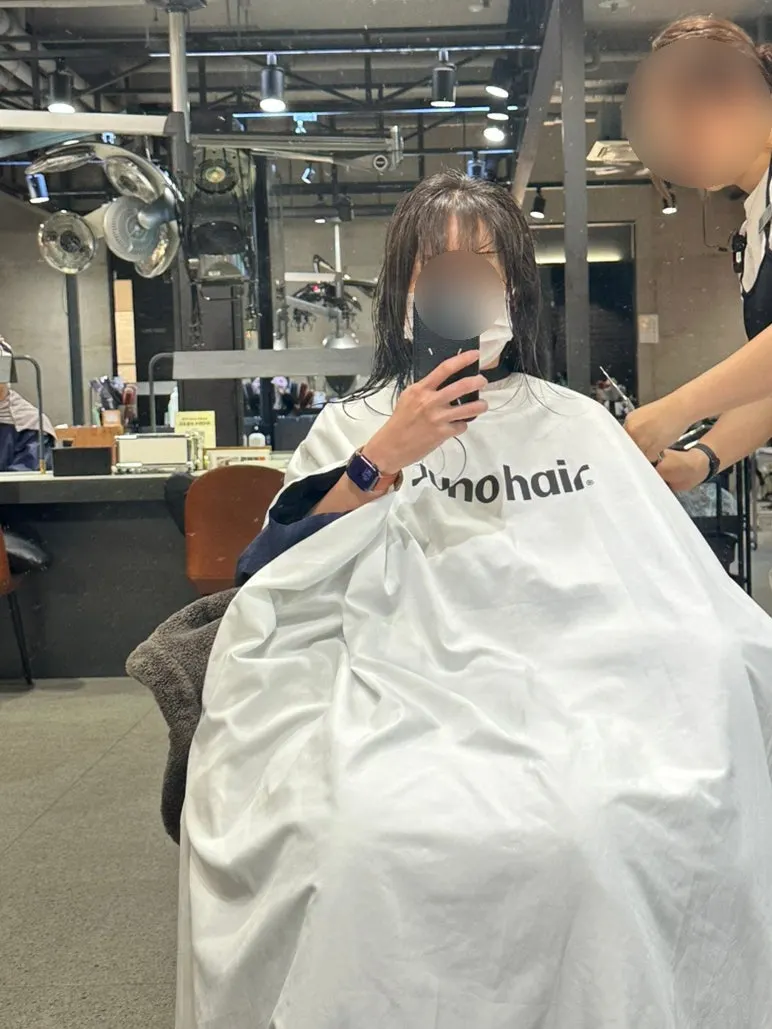 Tone-down dye result with khaki-ash tones