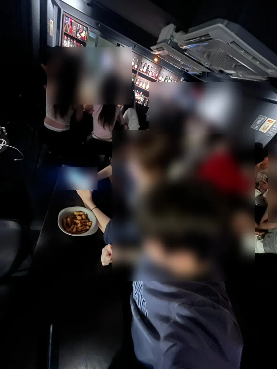 View of the table from Woo Woo's waiting seats