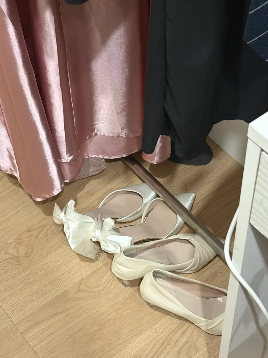 Rack of rentable costumes