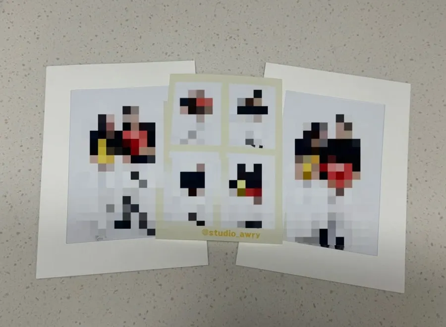 Retouched and printed photos, packaged and ready