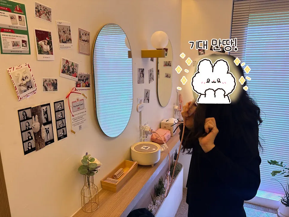 빗과 헤어롤 등 헤어 정돈 물품