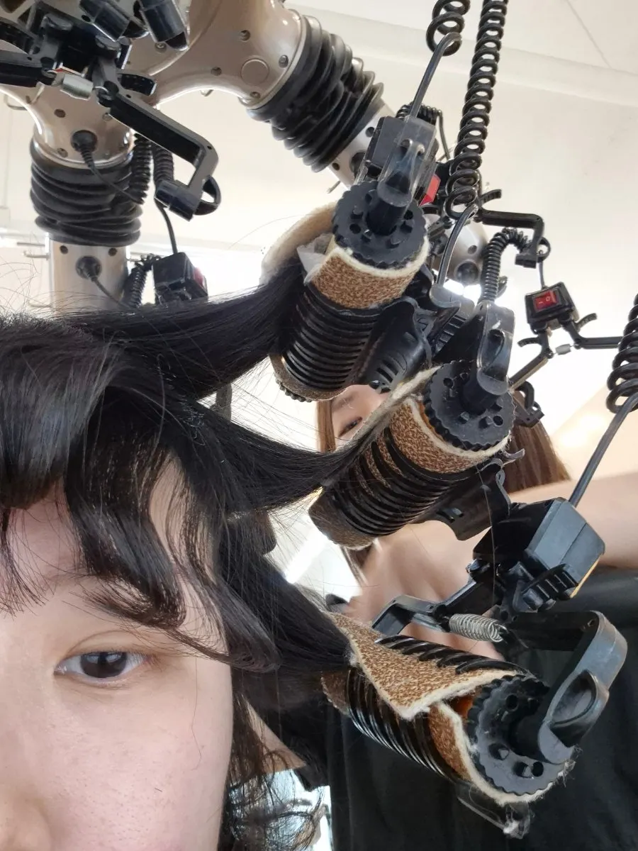 Heat treatment underway on the perm rods