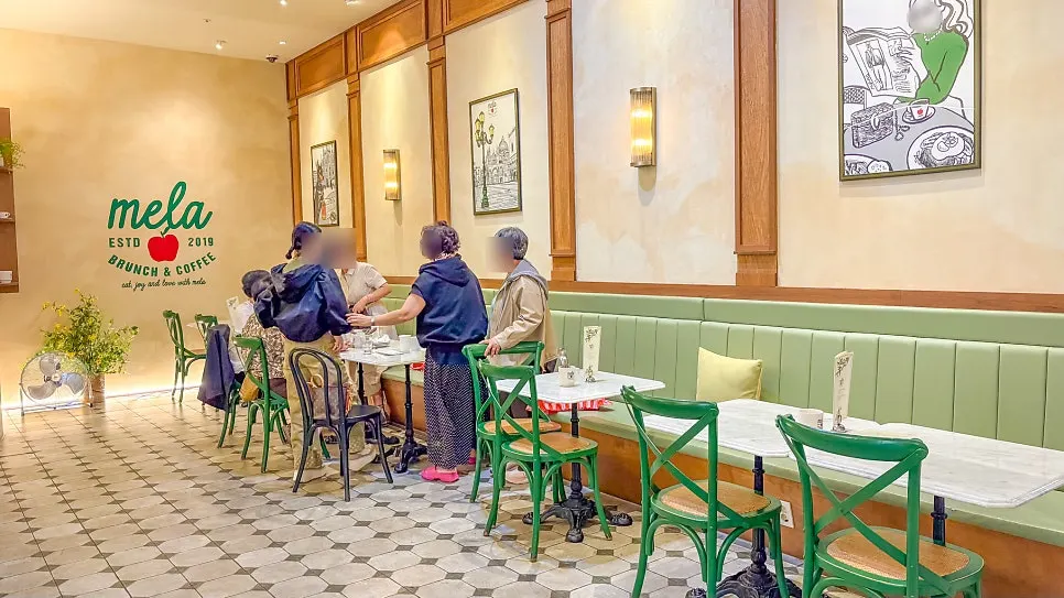 Interior of MELA Hongdae