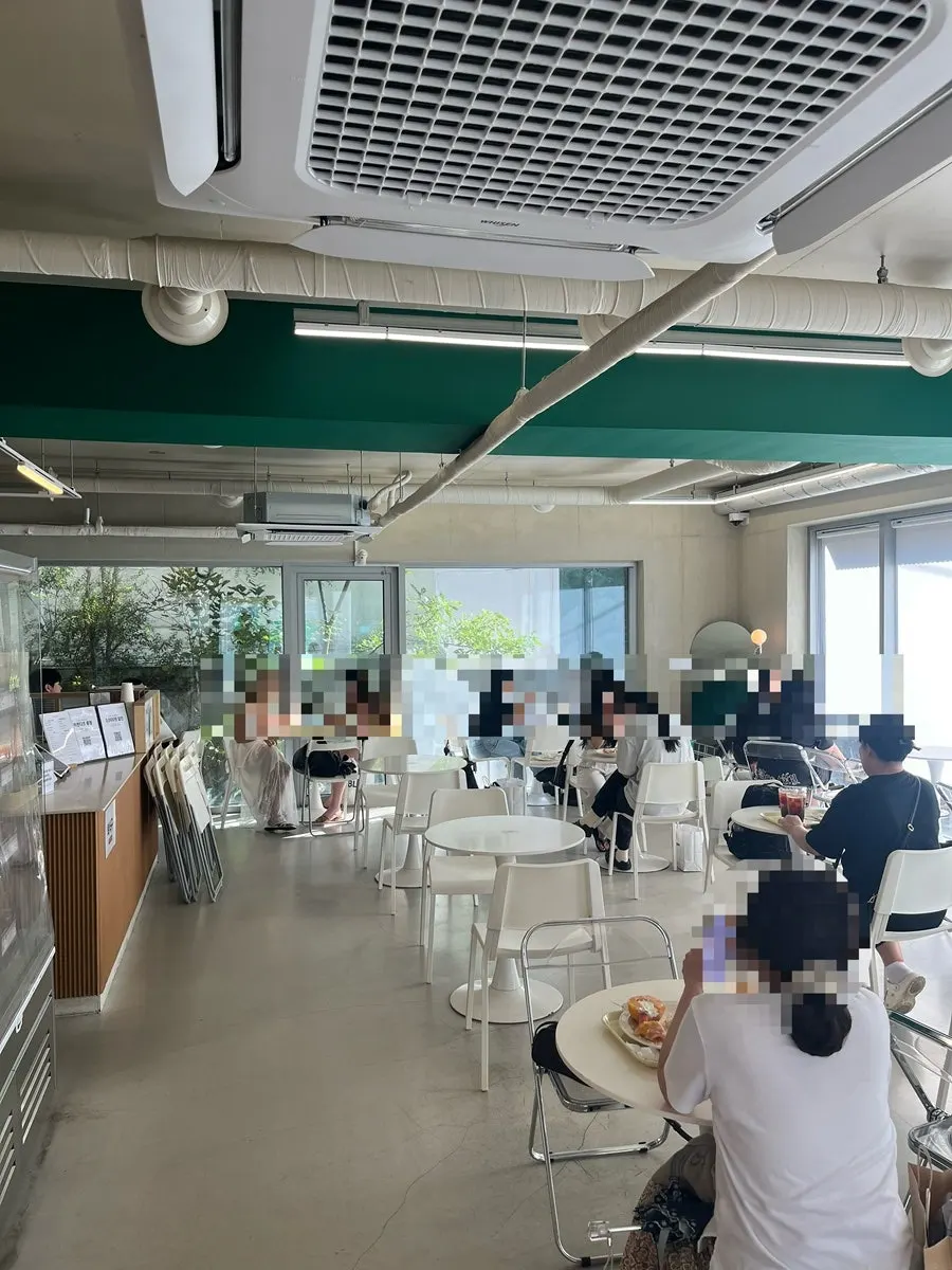 Think Fruit's interior filled with customers on a weekday afternoon
