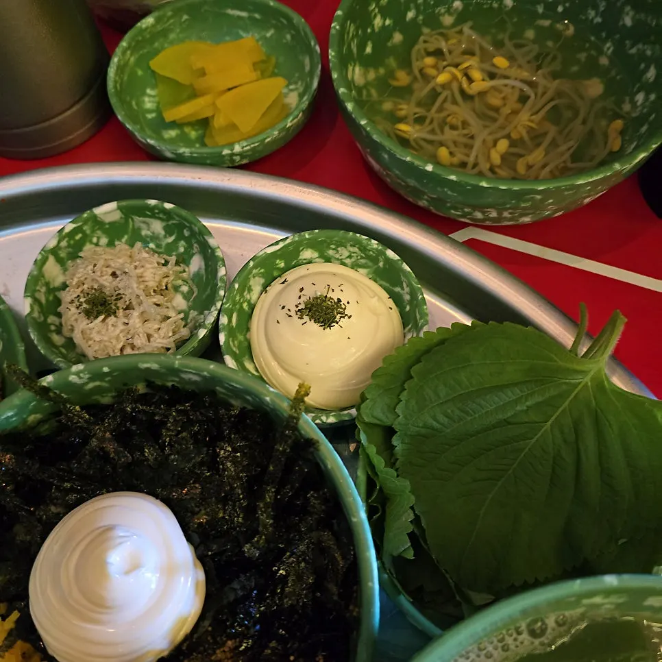 Daechang dipped in mayonnaise