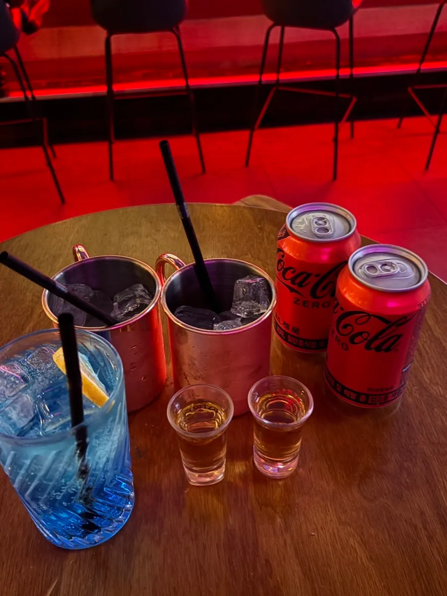 Jack Daniel's shot paired with zero-sugar cola