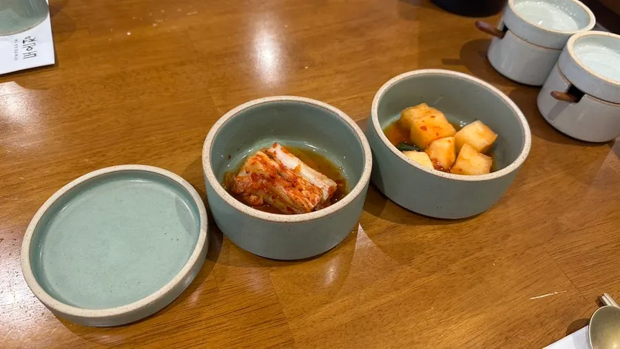 도온정 홍대직영점 메뉴판