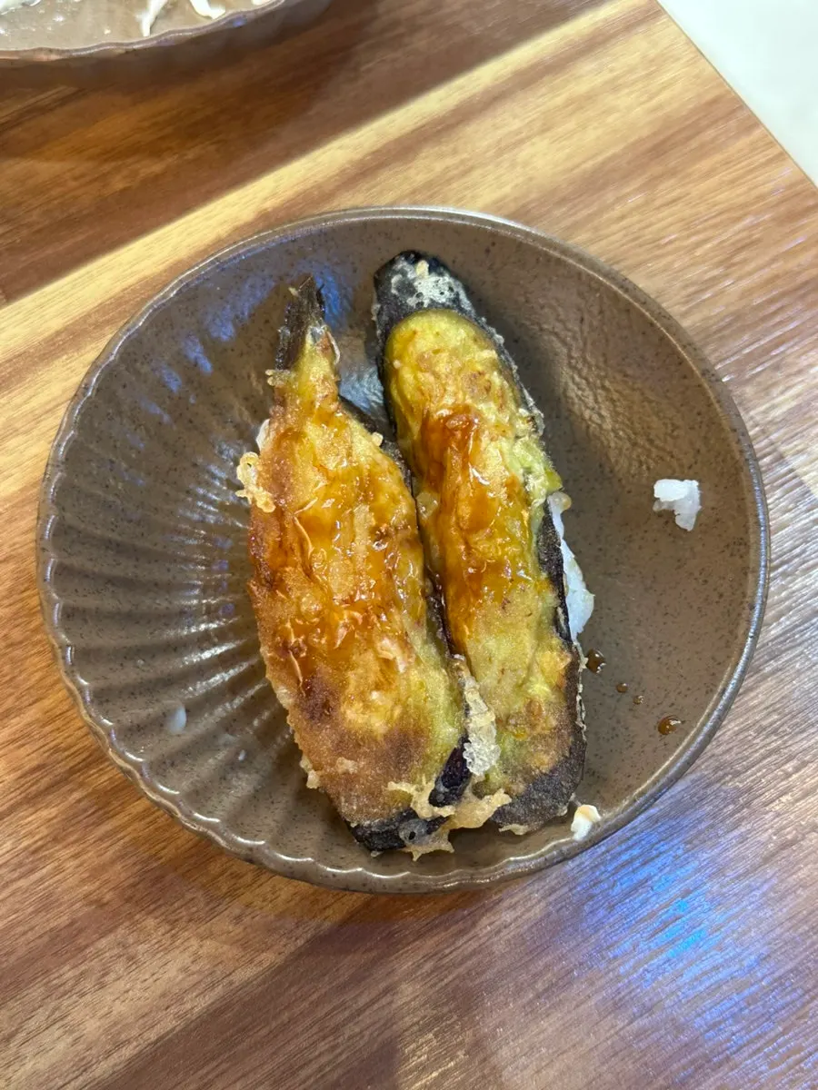 Another piece of sushi later in the set