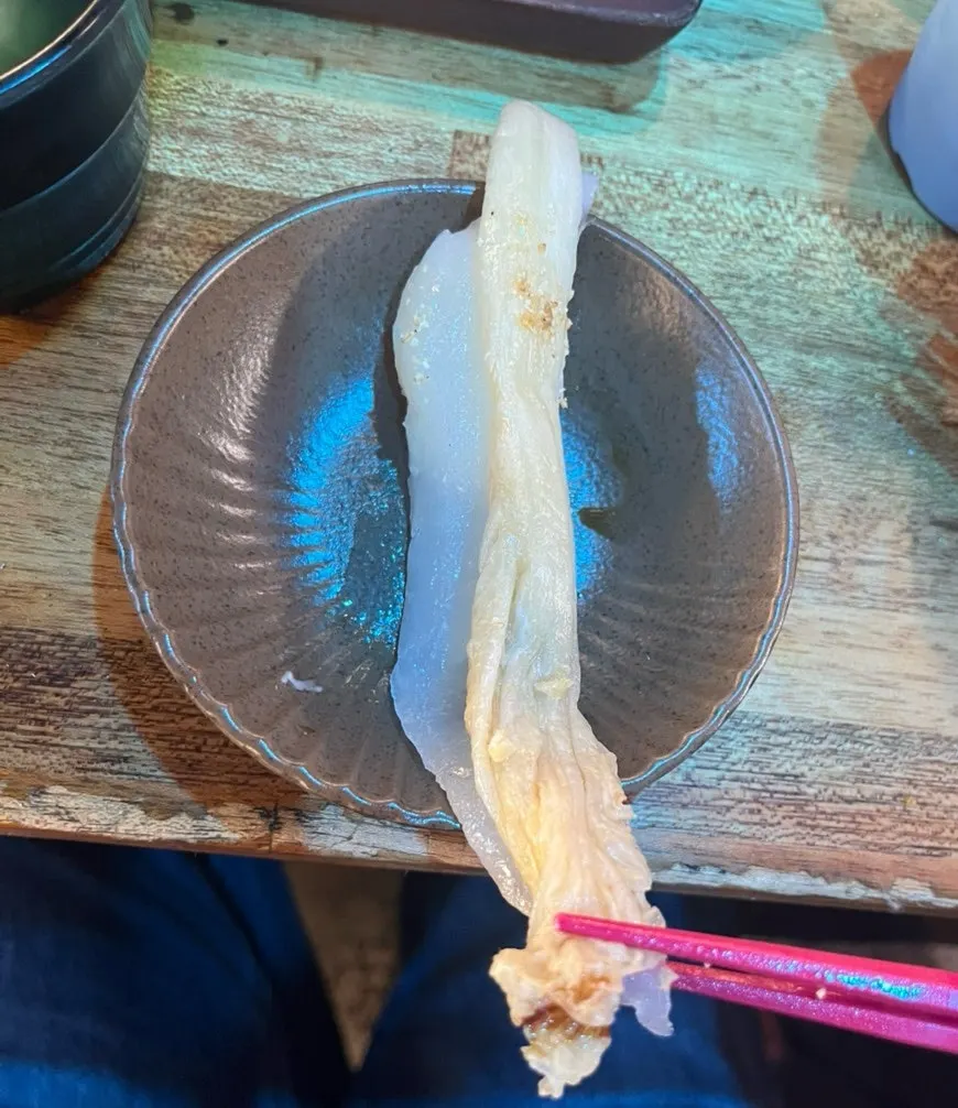 A second piece of tuna sushi