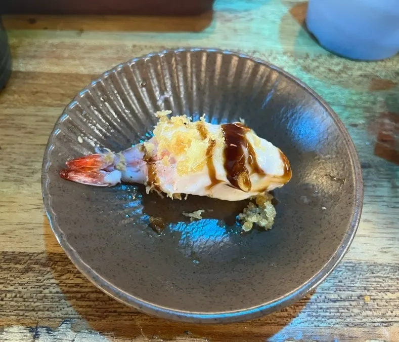 Lightly torched aburi sushi