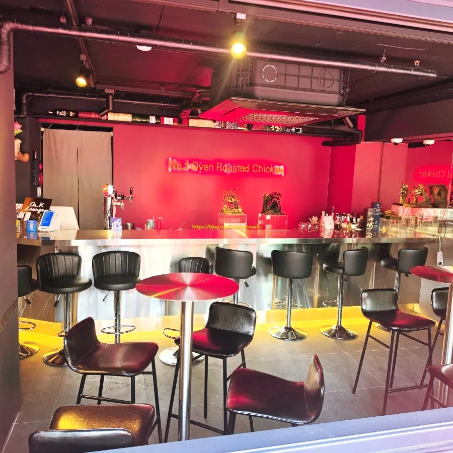 View of the restaurant using both the 1st and 2nd floors