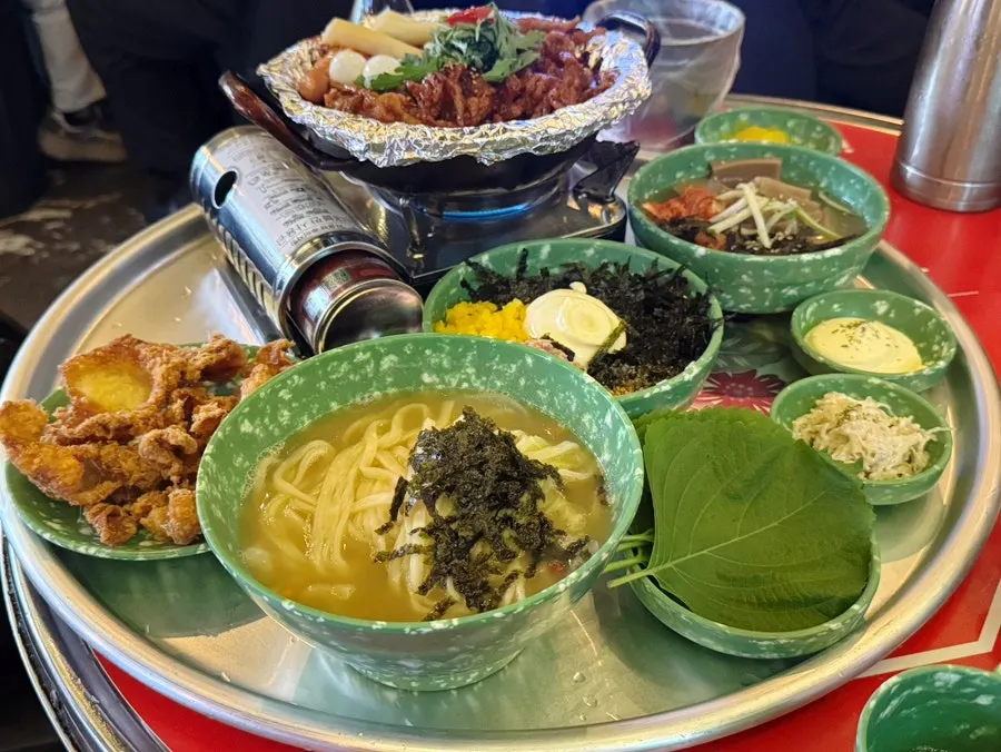 청년닭발한상 매운맛 단계