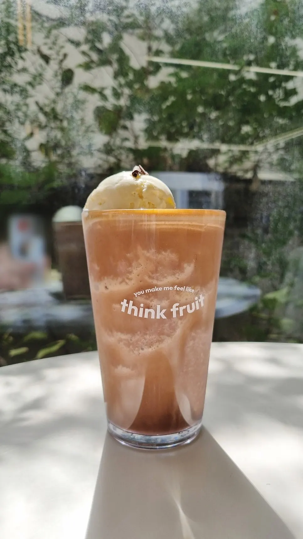 Häagen-Dazs choco-coffee slush loaded with chocolate