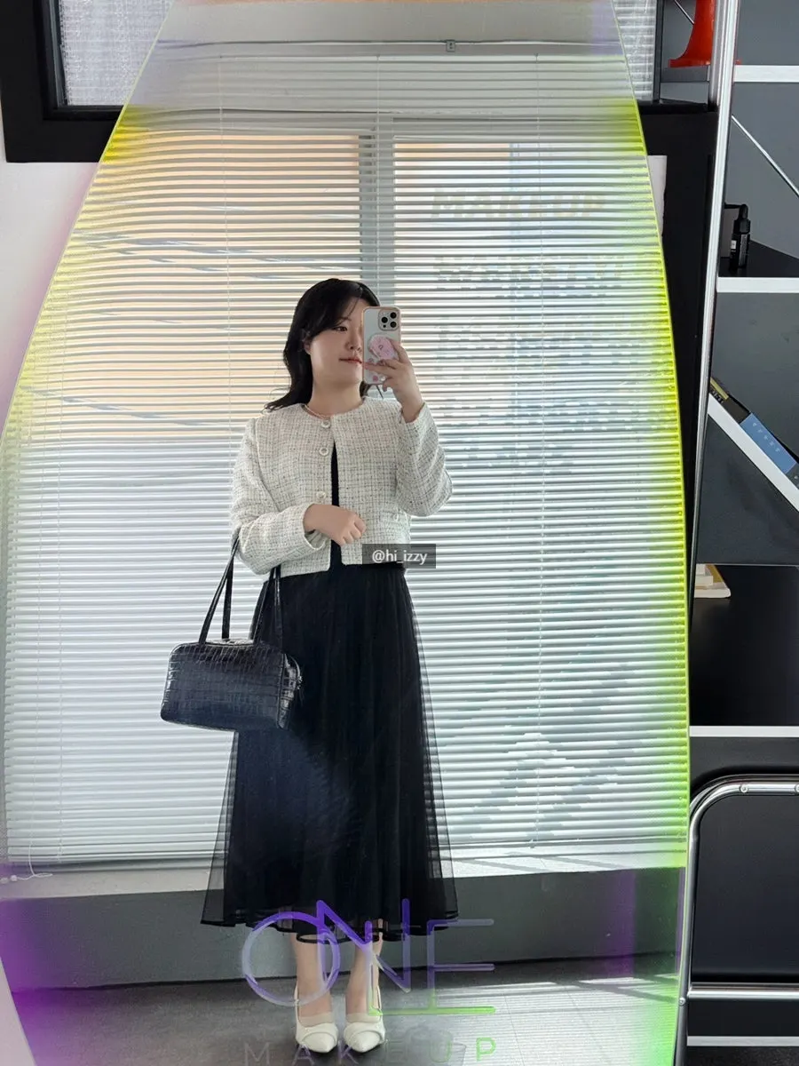 결혼식 참석을 위해 완성한 스타일 사진
