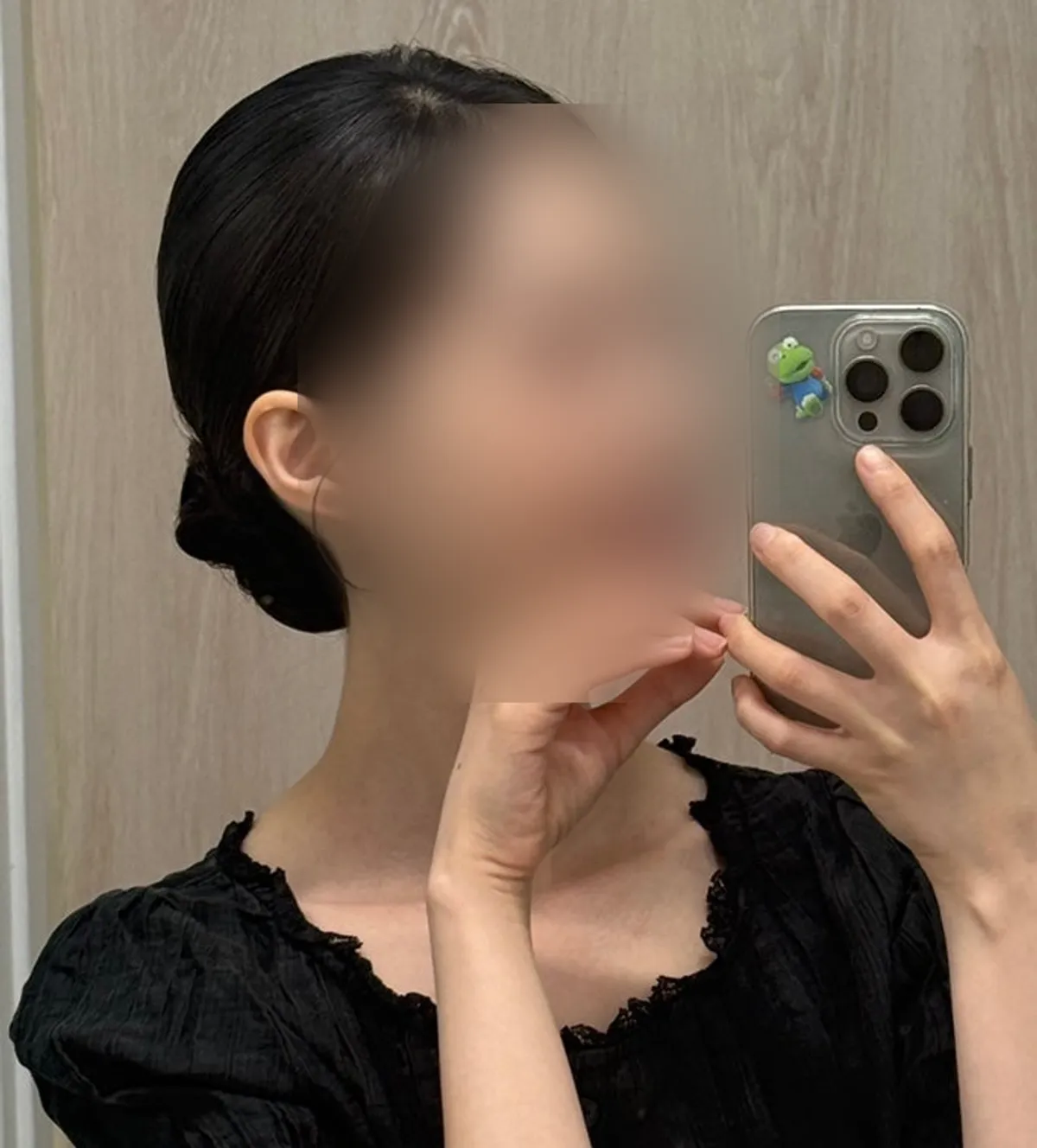 Hasil akhir low bun dan makeup pengantin