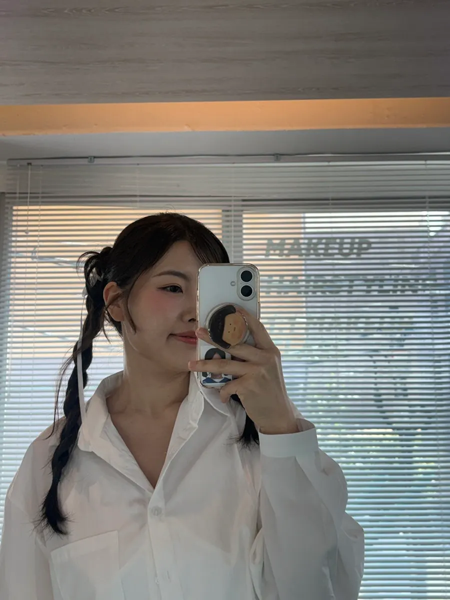 러블리한 양갈래 웨딩 헤어