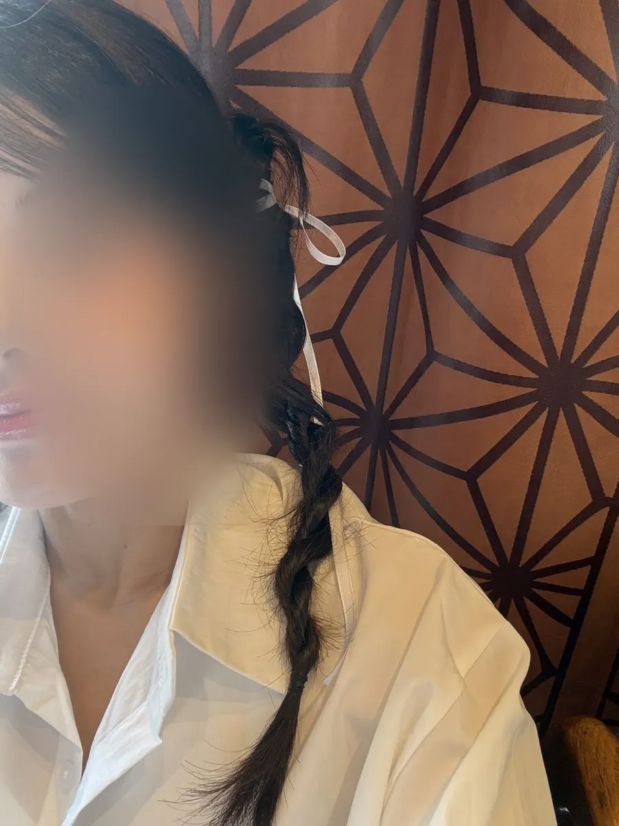 Lovely braided-pigtail wedding hair