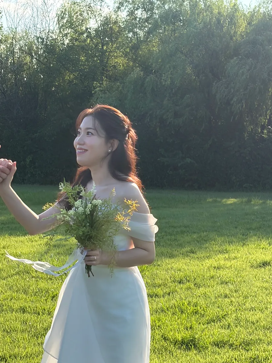 신랑 메이크업과 헤어 완성 모습